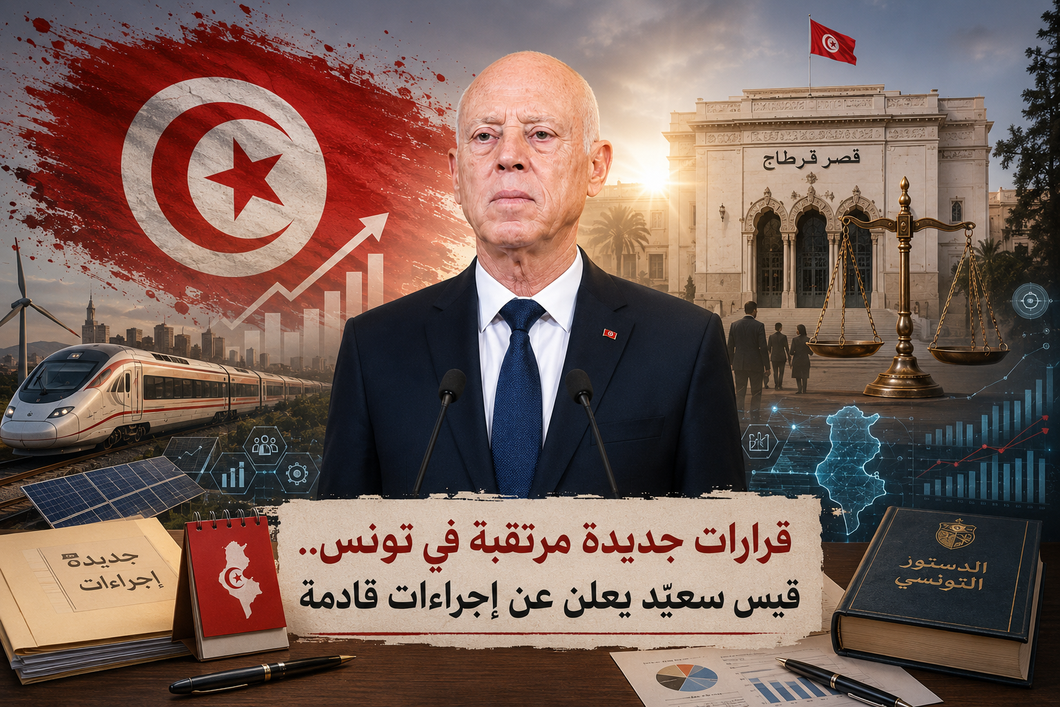 قرارات جديدة مرتقبة في تونس.. قيس سعيّد يعلن عن إجراءات قادمة