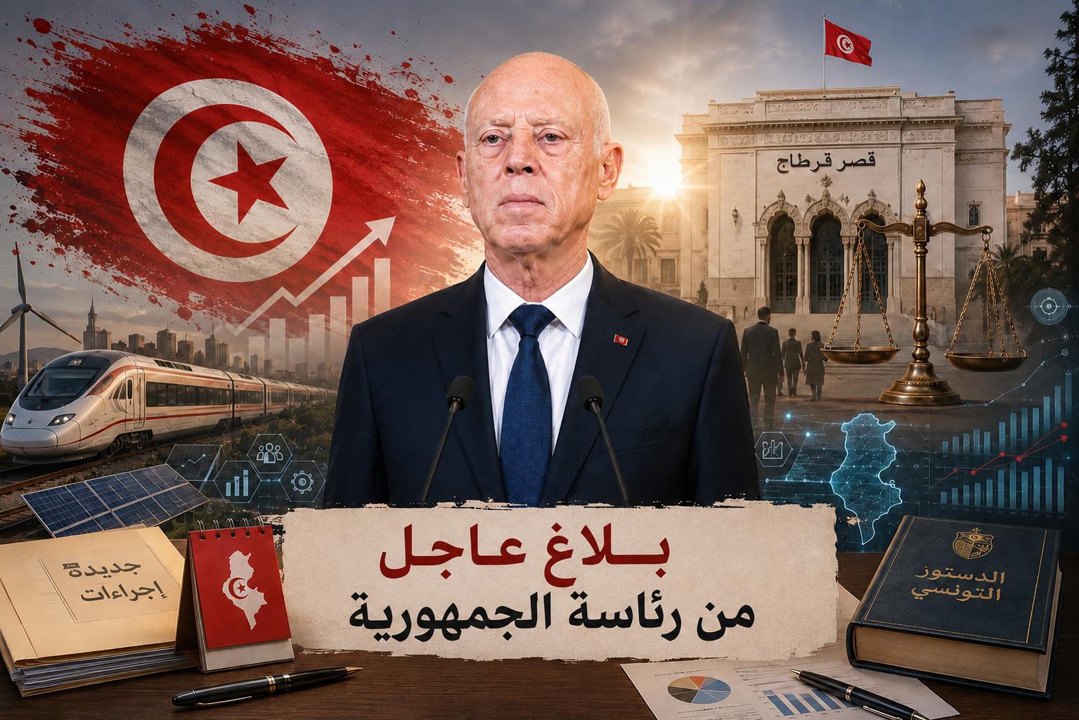 بلاغ عاجل من رئاسة الجمهورية و هذا ما تقرّر