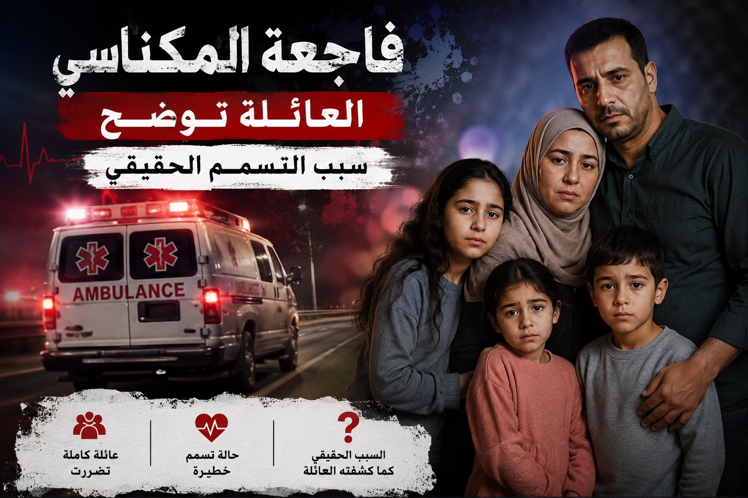 فاجعة المكناسي العائلة توضح سبب التسمم الحقيقي