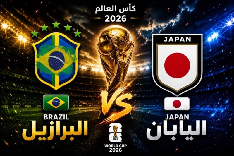 مباراة البرازيل و اليابان اليوم في كأس العالم 2026