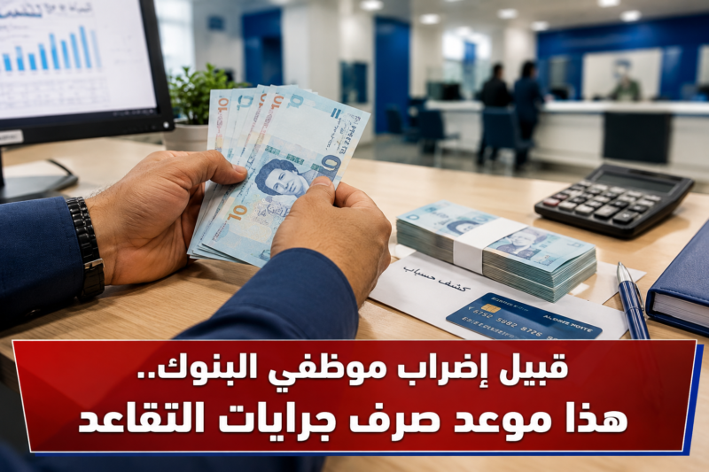 قبيل اضراب موظفي البنوك .. هذا موعد صرف جرايات التقاعد