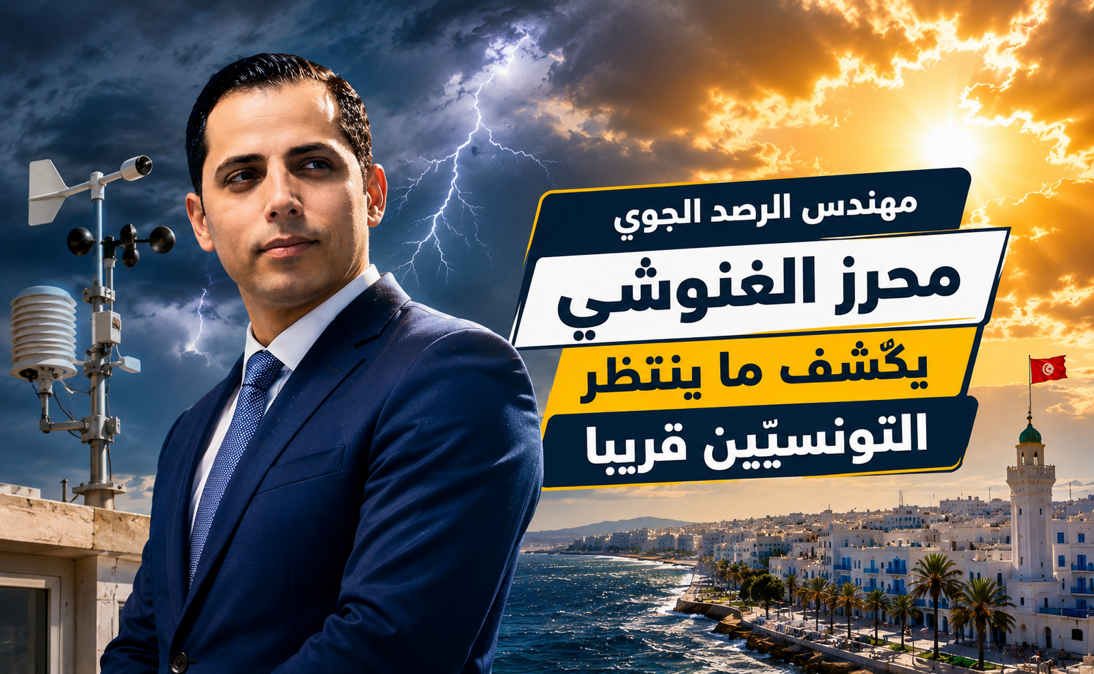 مهندس الرصد الجوي محرز الغنوشي يكشف ما ينتظر التونسيّين قريبا