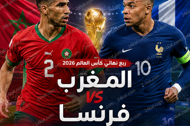 مباراة المغرب و فرنسا اليوم في كأس العالم 2026