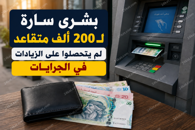 بشرى سارة لـ 200 ألف متقاعد لم يتحصلوا على الزيادات في الجرايات