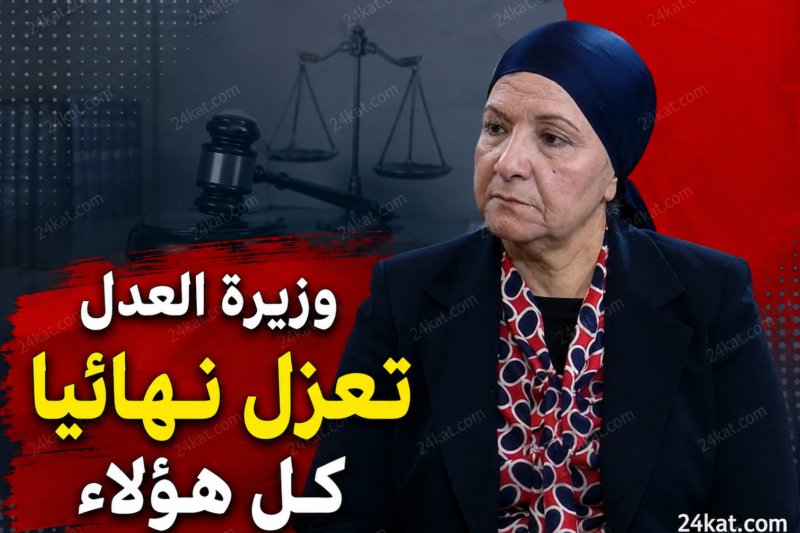 وزيرة العدل تعزل نهائيا كل هؤلاء …