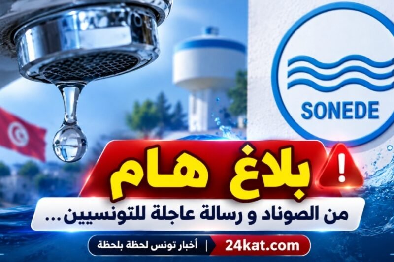 بلاغ هام من الصوناد و رسالة عاجلة للتونسيين…