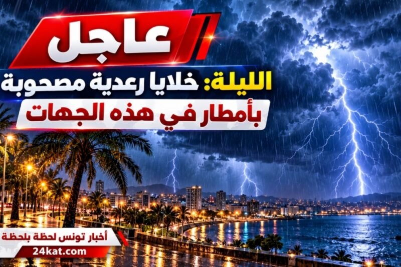 الليلة: خلايا رعدية مصحوبة بأمطار في هذه الجهات