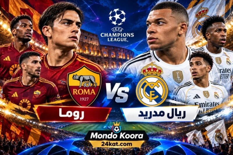 مباراة ريال مدريد و روما اليوم في دوري أبطال أوروبا